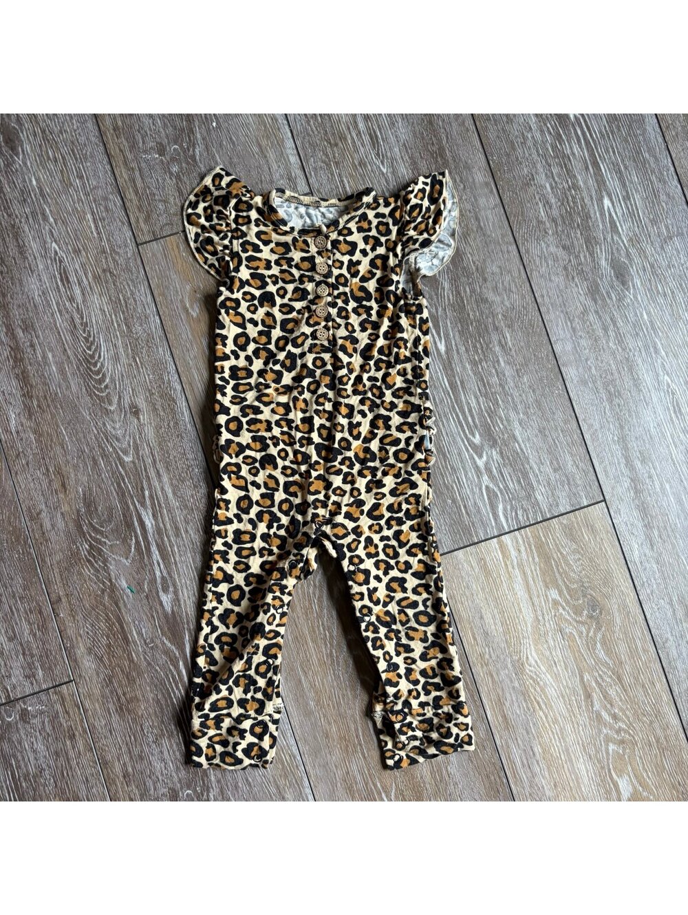 Bamboo Leopard Romper from Dreamhalo